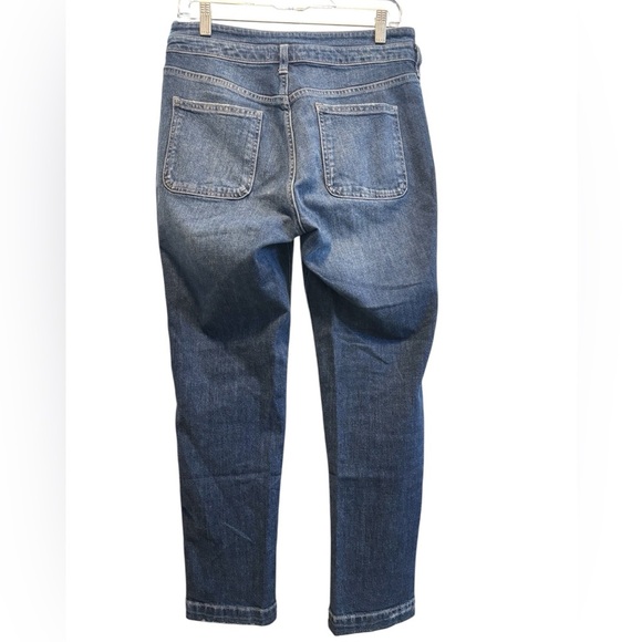 Pilcro and the Letterpress Utility High-Rise Slim Straight Button Fly Jeans - Picture 7 of 10